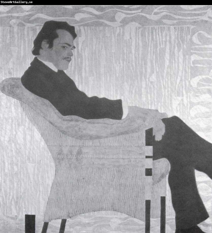 Egon Schiele Portrait of the painter hans massmann